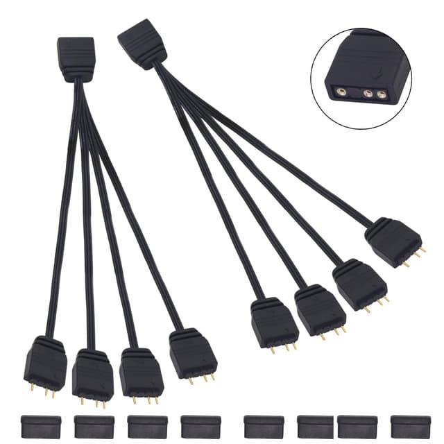 Thumbnail 6 de LANMINGLEL ARGB Splitter Cable 5V 1F to 4M