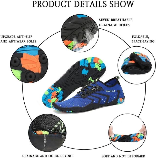 Detalle 2 de SAGUARO chaussures aquatiques 7/9 trous