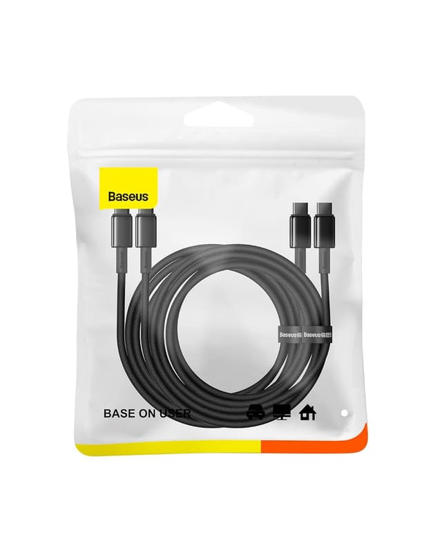 Thumbnail 6 de Baseus USB-C auf USB-C Kabel (100 W, 2 m) mit PD 5A & QC 4.0 – Schnellladekabel für Laptop, iPad & Smartphone