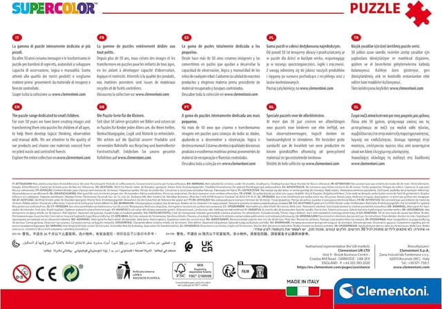 Detalle de Clementoni Supercolor Puzzle Sonic (27267) – 104 Teile, ab 6 Jahren