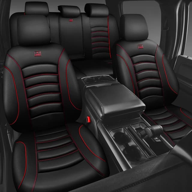 Thumbnail 1 de CAR PASS 3D Foam PU Leather Seat Covers — Universal