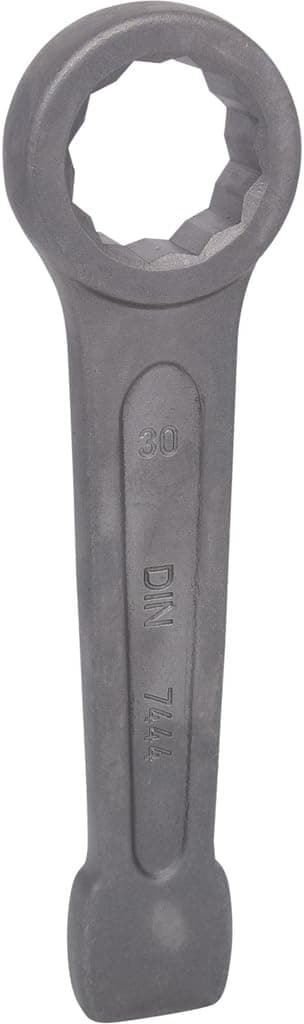 Detalle de KS Tools 517.0930 clé à œil à frapper 30 mm en chrome-molybdène, tête brunie