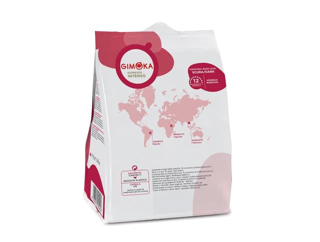 Detalle de Gimoka Espresso Intenso Kapseln (Intensität 12/13) – 64 Kapseln für Nescafè* Dolce Gusto