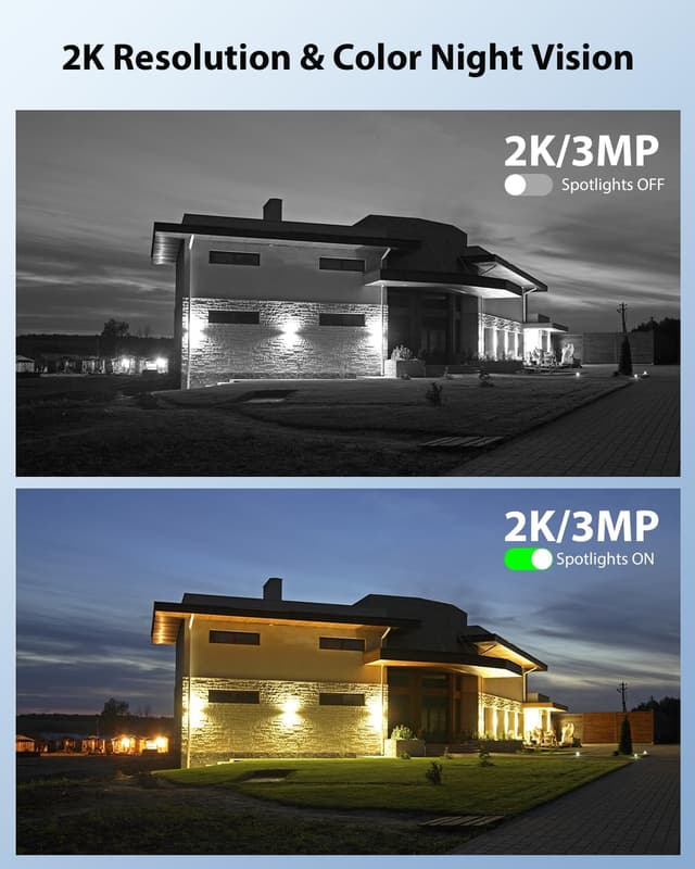 Thumbnail 3 de Xega Telecamera WiFi Esterno 2K con Pannello Solare