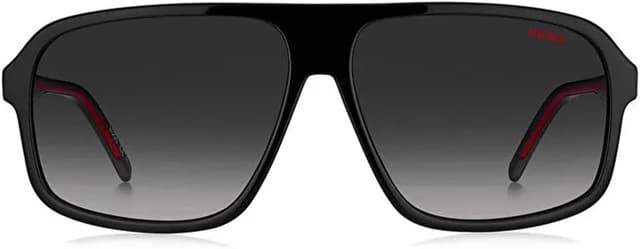 Detalle de HUGO Brille HG 1195/S in Schwarz – Größe 60-13 mm