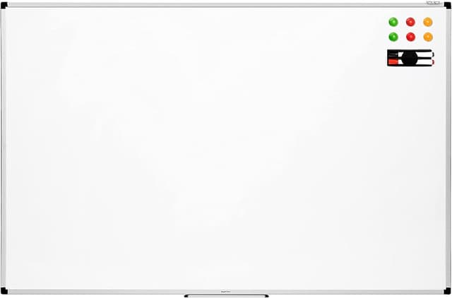 Thumbnail 5 de Amazon Basics Pizarra blanca magnética 150 × 100 cm 📋