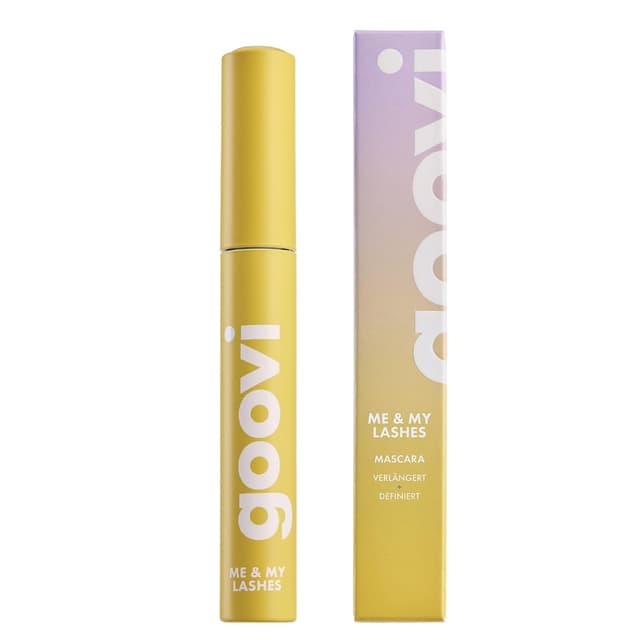 Detalle de GOOVI Me & My Lashes Mascara (schwarz, 12 ml) – für natürlich verlängerte Wimpern im Push-up-Look