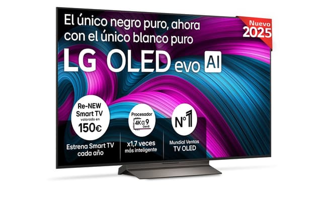 Detalle de LG OLED evo AI C5 OLED55C5ELB 55" 4K 2025