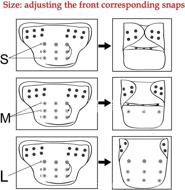 Detalle de Teamoy 2-pack baby swimming trunks (swim nappy) with adjustable snaps