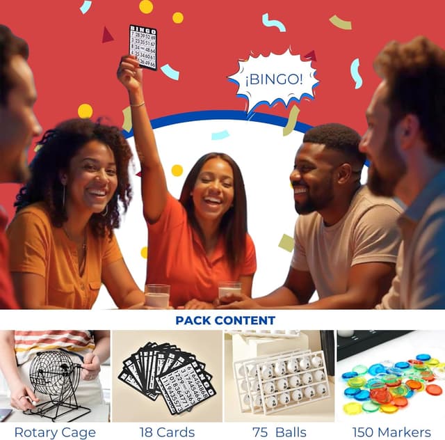 Thumbnail 5 de Bingo Juego de Mesa 18 cartones