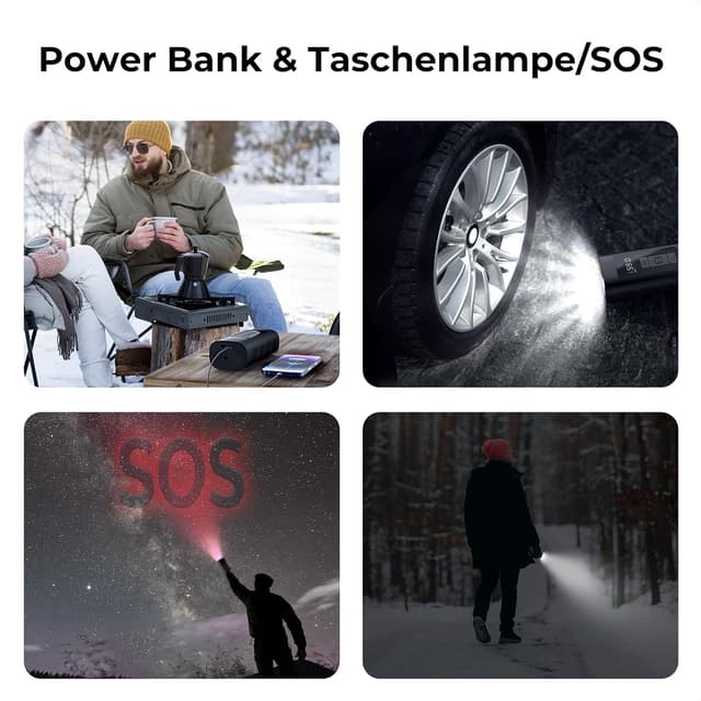 Thumbnail 5 de YOUNGDO 150 PSI Akku Kompressor 6000mAh