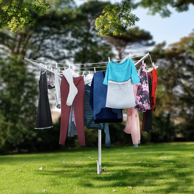 Detalle de com-four® porta ombrellone con picchetto da terra regolabile (base per ombrellone)