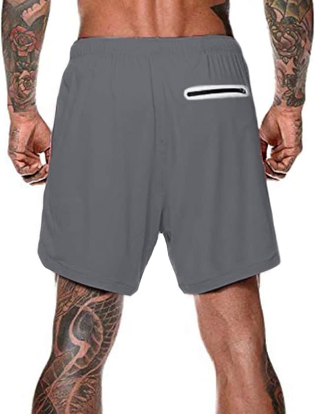 Thumbnail 2 de Aisprts Pantaloncini Palestra Uomo 2 in 1