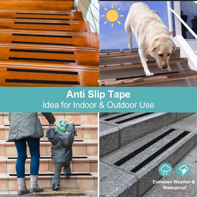 Thumbnail 5 de XFXIA Cinta Antideslizante 2,5 cm x 20 m cinta de seguridad alta tracción