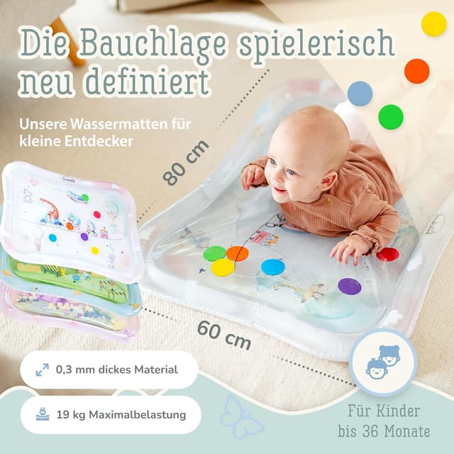 Thumbnail 6 de Freudeskind TummyTime Wassermatte 80×60 cm