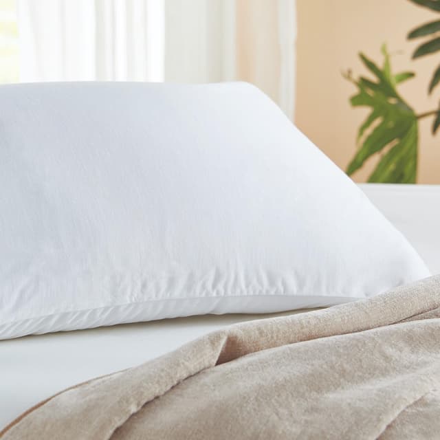 Detalle 2 de Pikolin Home Funda Almohada Bambú 100% Antibacteriana 🌱