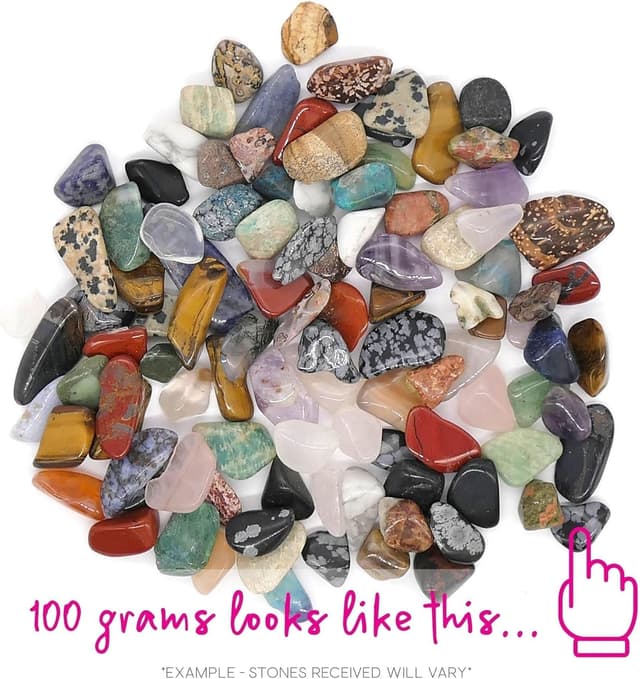 Thumbnail 1 de The Bead Shop Tumbled Gemstones 100g