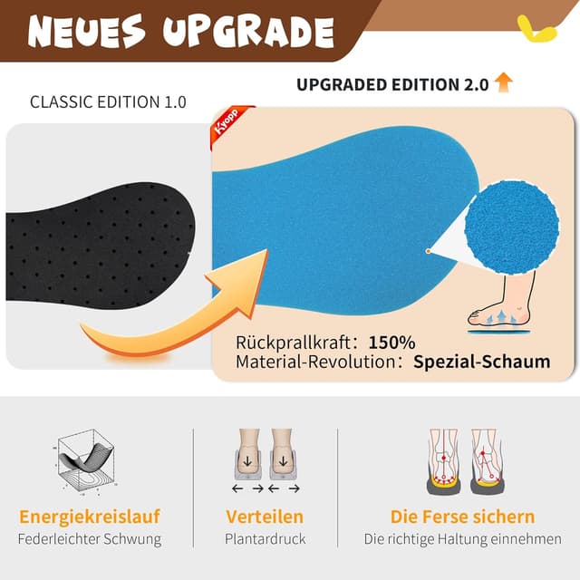 Detalle 1 de Kyopp Kinder Barfußhausschuhe mit Klett