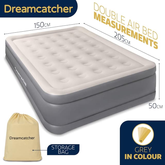 Thumbnail 2 de Dreamcatcher Premium Double Air Bed 205x150x50 cm