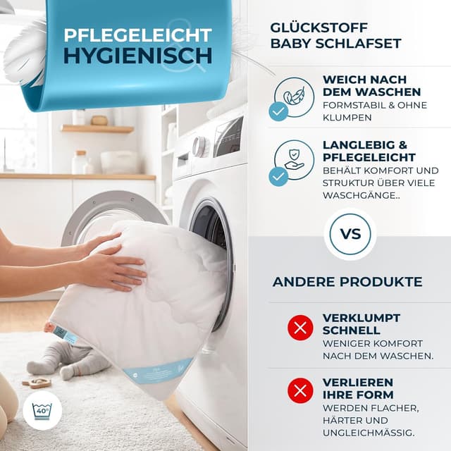 Detalle 2 de Glückstoff Kinder Bettdecken Set 520 g