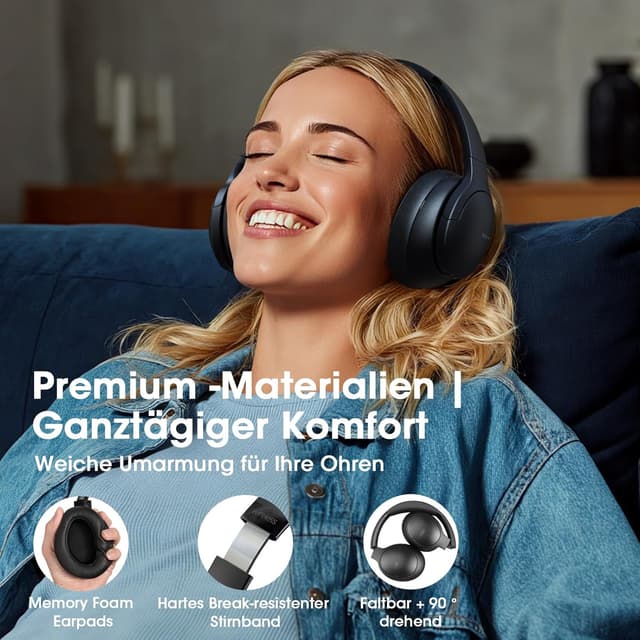 Thumbnail 4 de DOQAUS LIFE 4 Bluetooth Kopfhörer 90 Std