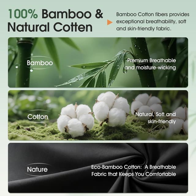 Detalle de MUSICOZY Bluetooth Sleep Mask Headphones with 3D Bamboo Cotton – 100% light blocking for side sleepers