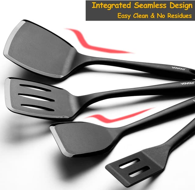 Thumbnail 3 de 600°F Silicone Spatula Turner Set, 4-Pack