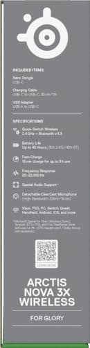 Thumbnail 15 de SteelSeries Arctis Nova 3X Wireless 🎧 Auriculares Gaming Multiplataforma