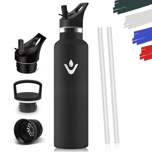 Detalle de Botella térmica 1 L acero inoxidable, aislamiento al vacío 🚰