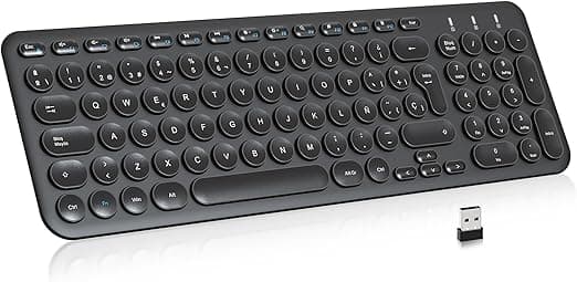 Detalle de cimetech Teclado Inalámbrico Ergonomico para Oficina y Viaje 🖥