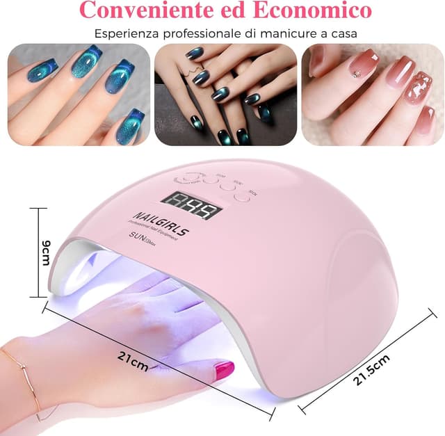 Detalle 2 de NAILGIRLS Lampada UV 220W per unghie