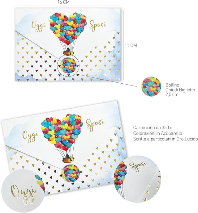 Thumbnail 1 de LINA OFFICINE GRAFICHE CREATIVE 96-256 ✉️ Tarjeta de felicitación boda