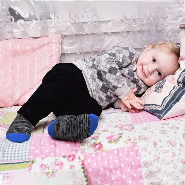 Thumbnail 5 de GENTABY Socken Jungen grau 10 Paar