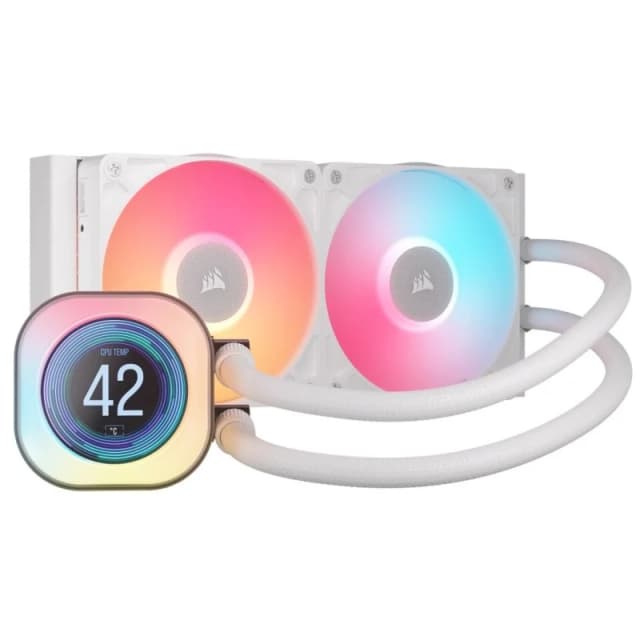 Detalle de Corsair iCUE LINK TITAN 240 RX Kit 240 mm Blanco
