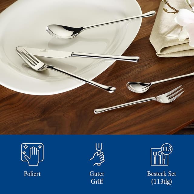 Thumbnail 4 de Villeroy & Boch Udine Cubertería 113 piezas 🍽