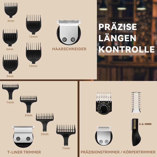 Thumbnail 6 de Ufree Haarschneidemaschine 7‑in‑1 Barttrimmer für Herren ✂