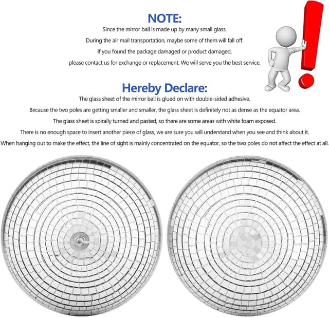 Detalle 2 de JAPONC 200mm mirror disco ball