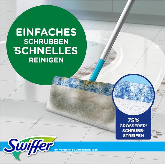 Thumbnail 1 de Swiffer Bodenwischer Dry & Wet Starter-Set 24 Stück 🧹