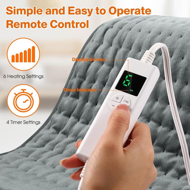 Thumbnail 6 de OneAmg Heizkissen 126x30cm Wärmekissen