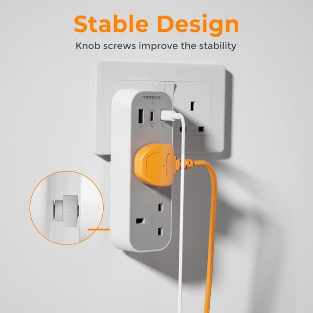 Detalle de TESSAN USB C charger adapter 3250W