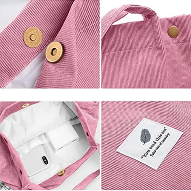 Detalle 2 de Funtlend Umhängetasche Cord Tasche 40 x 35