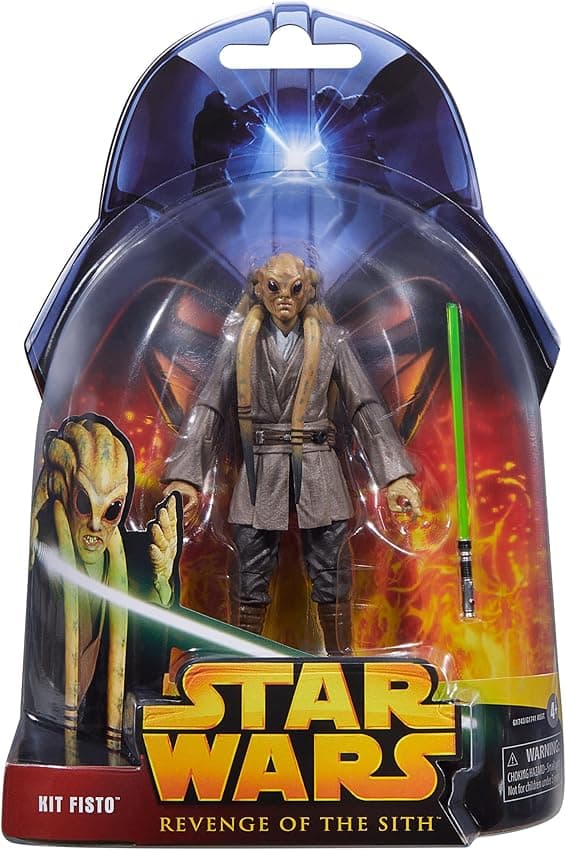 Detalle de Star Wars Kit Fisto figura coleccionable 15 cm