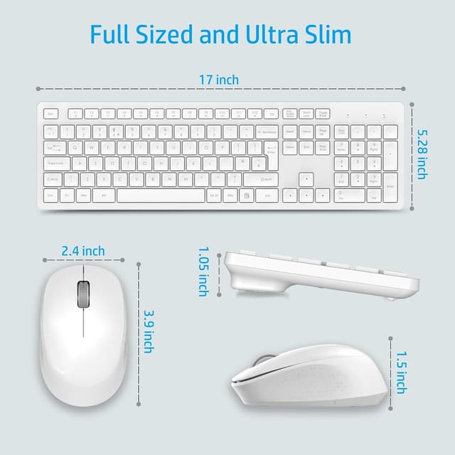 Detalle de LeadsaiL Wireless Keyboard 2.4GHz set