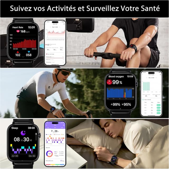 Thumbnail 4 de OUKITEL Montre Connectée 1,83" HD