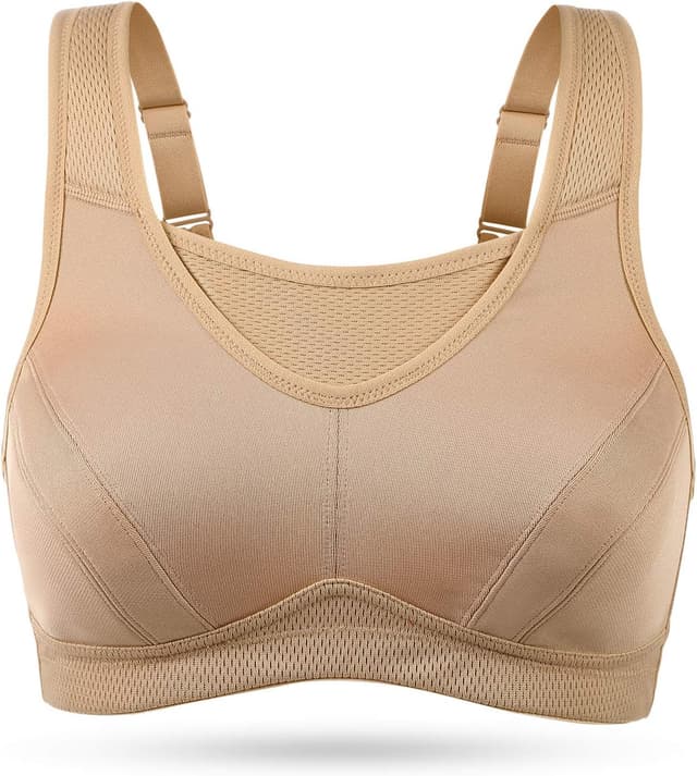 Detalle 2 de Wingslove Damen Sport-BH mit Vollabdeckung