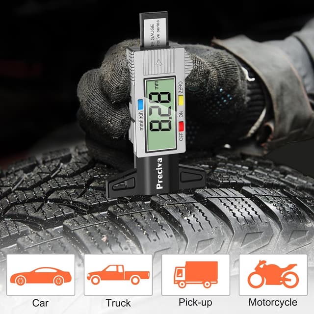 Detalle 2 de Preciva Tyre Tread Depth Gauge 0-25.4mm