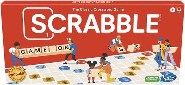 Imagen de Hasbro Gaming Scrabble Board Game Ages 8+ 🎲 en OfertitasTOP