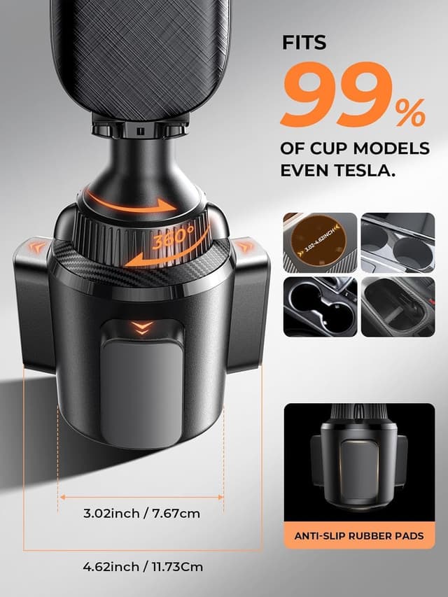 Thumbnail 4 de LISEN Cup Holder Phone Mount 360° for iPhone 17 Pro Max