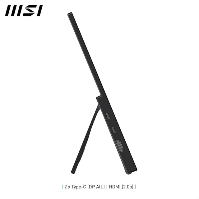 Detalle 2 de MSI PRO MP165 E6 portable FHD IPS monitor 15.6