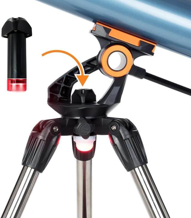 Thumbnail 6 de Celestron Inspire 100AZ refractor telescope with built-in smartphone adapter (22403)